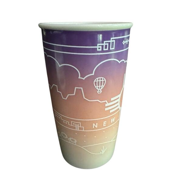 Starbucks New Mexico Ceramic Mug Purple Ombre 2016 NO LID HAS CHIPS READ NOTE - Picture 2 of 9